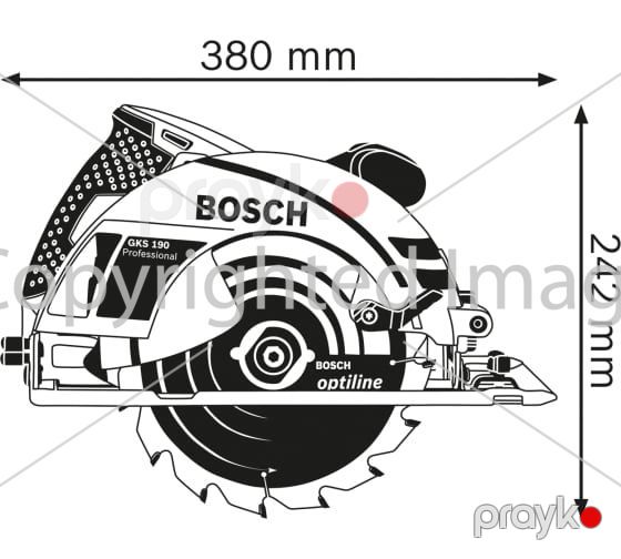 Mişar dairəvi Bosch GKS 190 (0601623000) — Təmir və inşaat, Bakı (7)