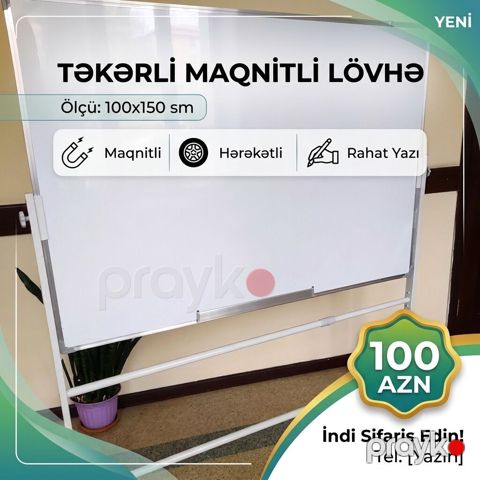 Yeni, Maqnitli, Lövhə, 150 x 100 sm, Pulsuz çatdırılma — Masazır