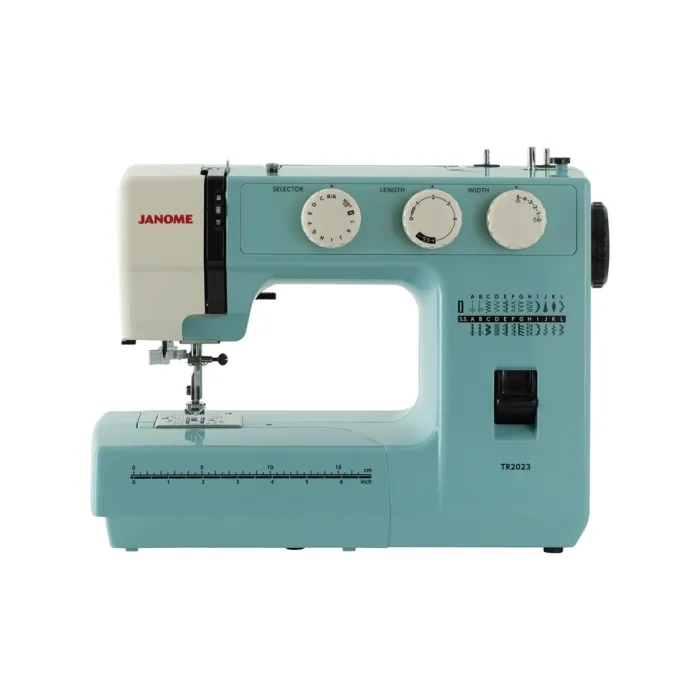 Janome TR 2023 elektromexaniki tikiş maşını – 6 sürət, overlok və avtomatik sap doldurma — Bakı