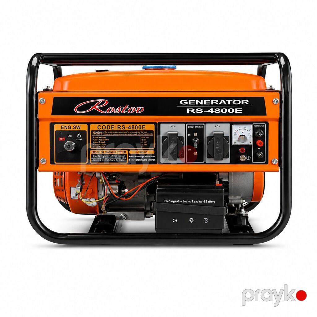 7274 Məhsulun adı: Benzin generatoru Rostov RS-4800E 4.8 kVt Brend — Generatorlar, Bakı (2)