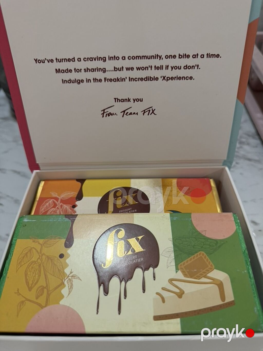 FIX Dessert Chocolatier – şokolad dəstləri Yeni dadda olan FİX — Qida məhsulları, Bakı (2)