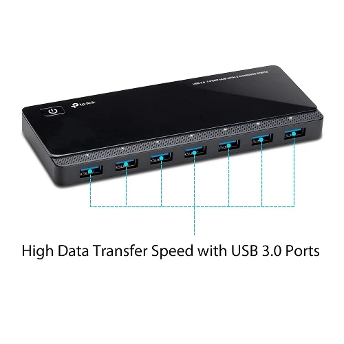 TP-Link UH720 USB 3.0 7-Port Hub with 2 Charging Ports — Kabelləri, adapterlər və keçidçilər, Bakı (3)