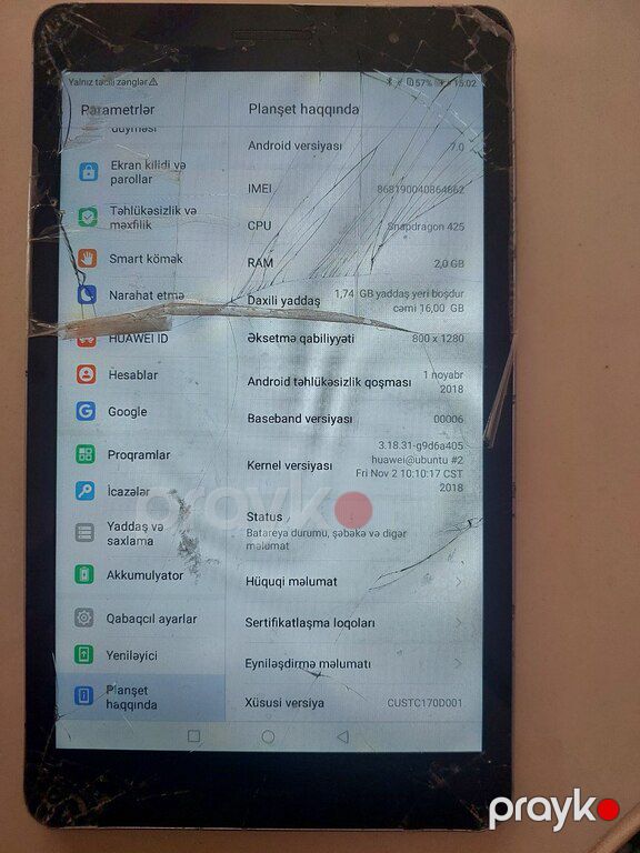 Planşet "Huawei Media Pad T3 7.0" — Planshetlər, Tovuz (4)