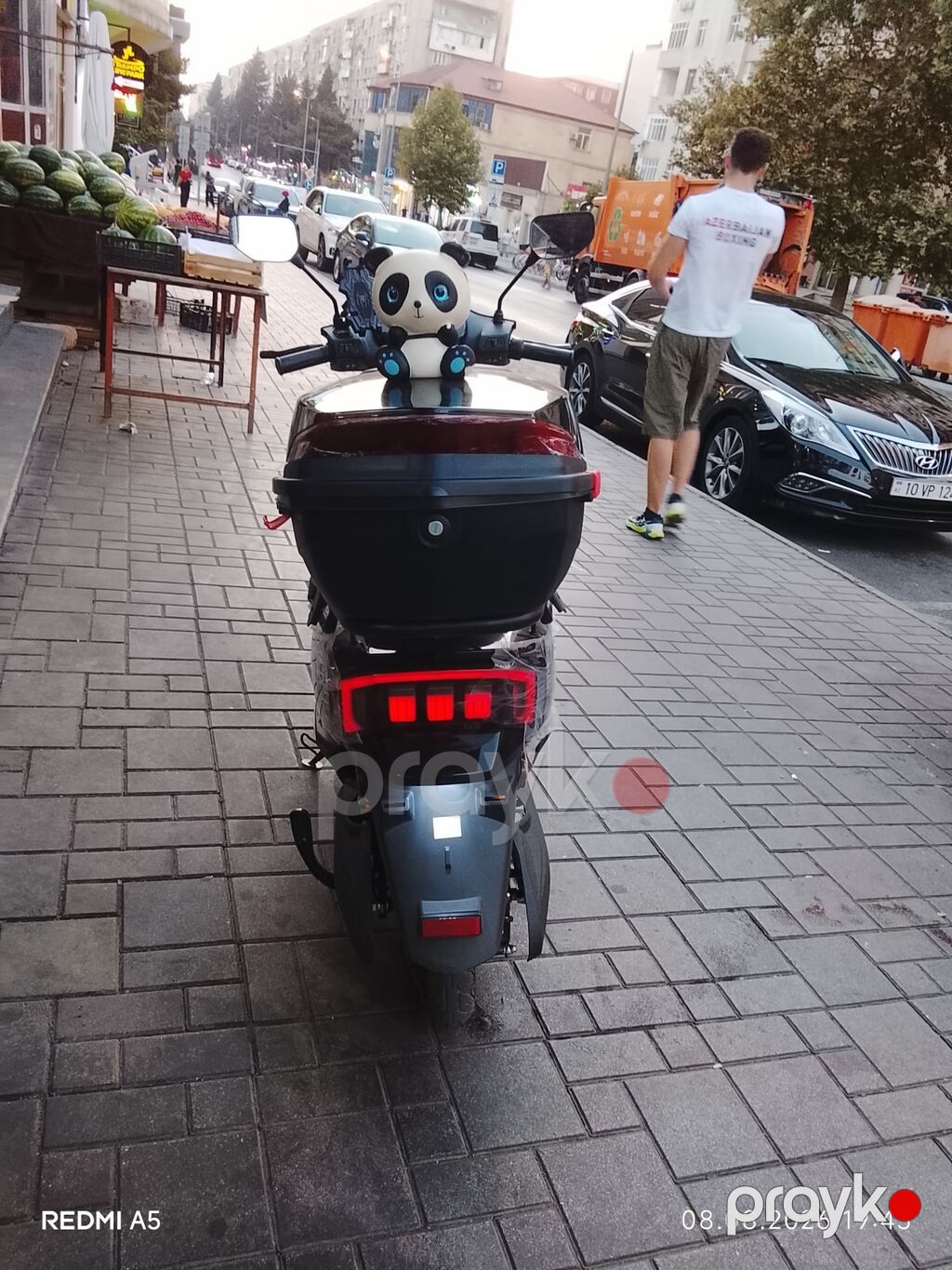 Elektrik skuter – Kamıoc (qara rəng) 5000 gedib kredit yoxdu nağd — Mopedlər və skuterlər, Bakı (2)