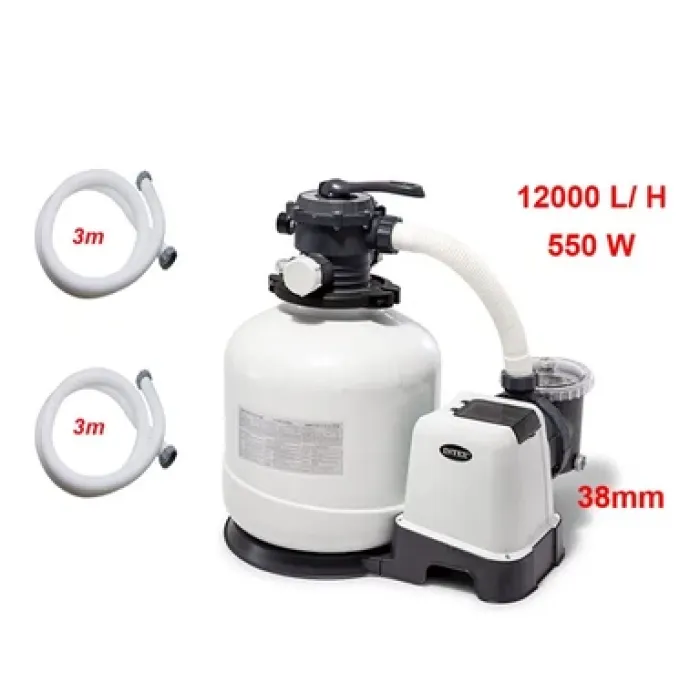 Peşəkar Intex 26652 Qum Filtr-Nasosu (12.000 L/saat) — Bakı