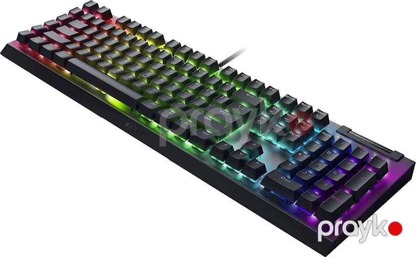 Razer Keyboard mechanical BlackWidow V4 X, 110key, Yellow Switch, black (RZ03-04702500-R3R1) — Periferik cihazlar, Bakı (2)