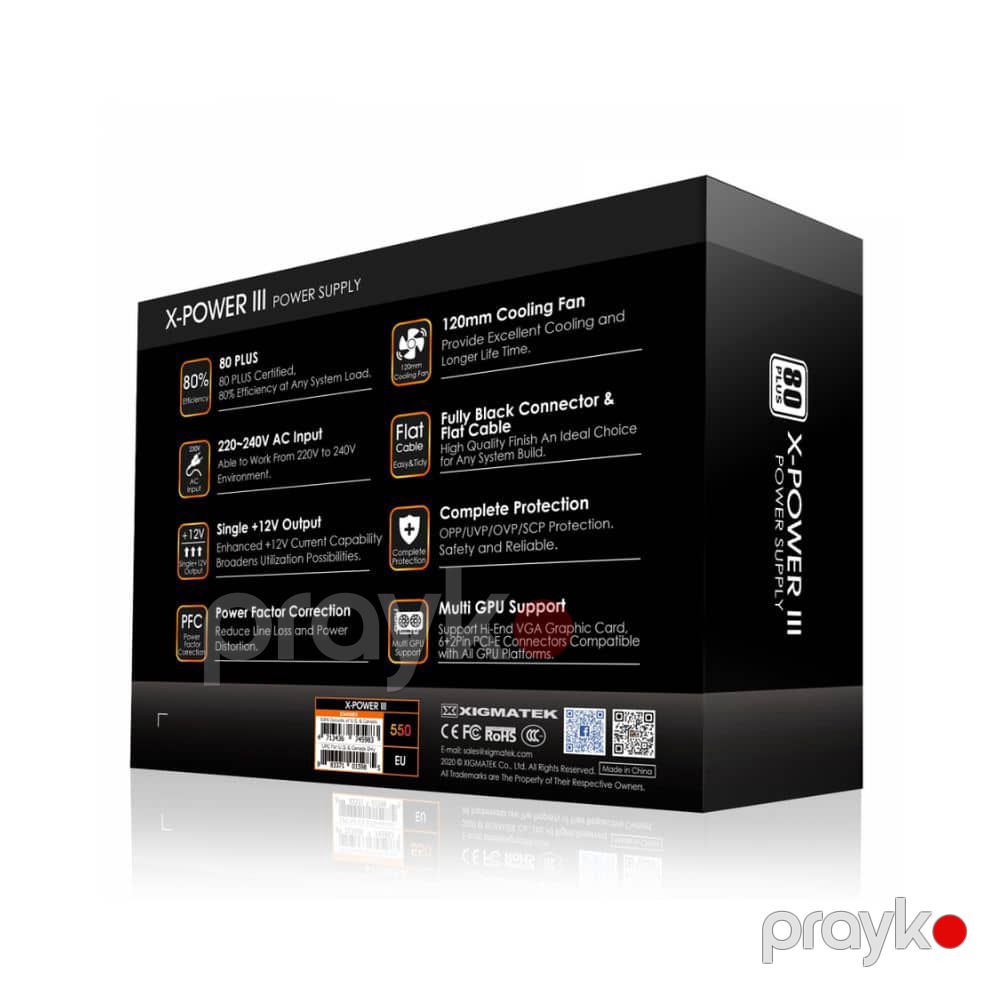 Xigmatek Odin 700W Power Supply (EN49356) — Qida bloklari, Bakı (3)