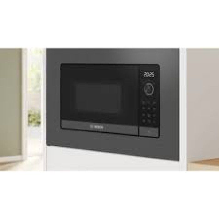 Quraşdırılan mikrodalğalı soba Bosch BEL623MD3 20L Qril Elektromexaniki Paslanmayan Polad/Qara — Mikrodalğalı sobalar, Bakı (2)