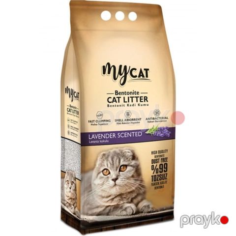 Pişik tualeti üçün doldurucu My Cat Lavender, 10 l — Bakı