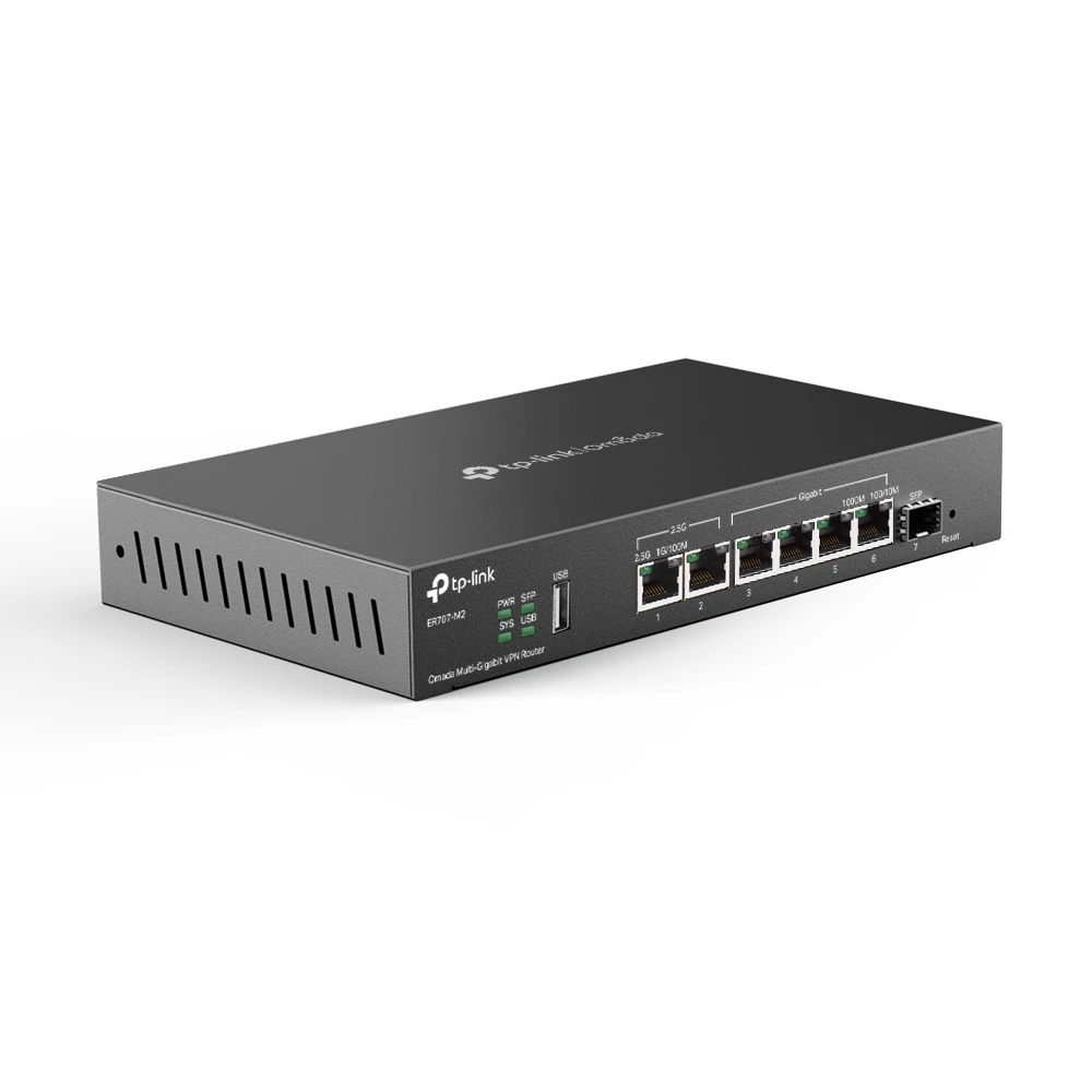 Omada ER707-M2 Multi-Gigabit VPN Router — Giriş nöqtələri