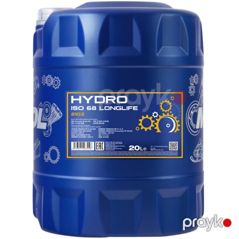 Hidravlik yağ Mannol Hydro ISO 68 HL 2103 20 lt — Bakı