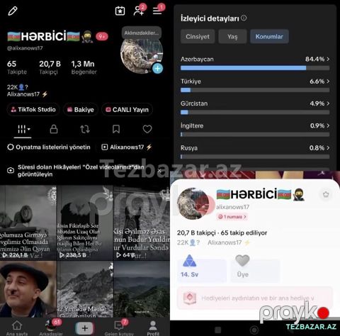 Tiktok sehifesi — İmişli