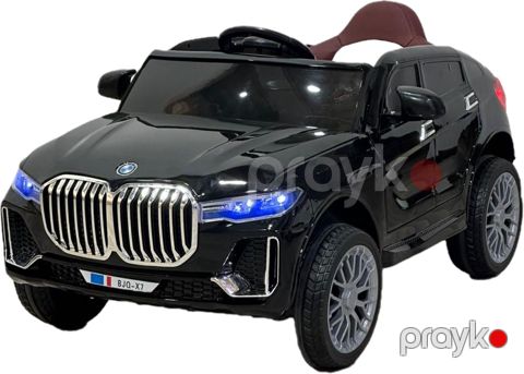 Uşaq elektrik avtomobili BMW X7, qara — Bakı
