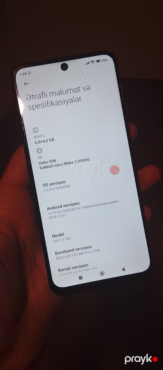 Xiaomi Redmi Note 11S Twilight Blue 64GB/6GB — Smartfonlar, Lənkəran (4)