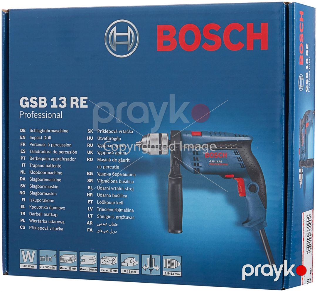 Drel zərbəli Bosch GSB 13 RE (0601217100) — Təmir və inşaat, Bakı (3)