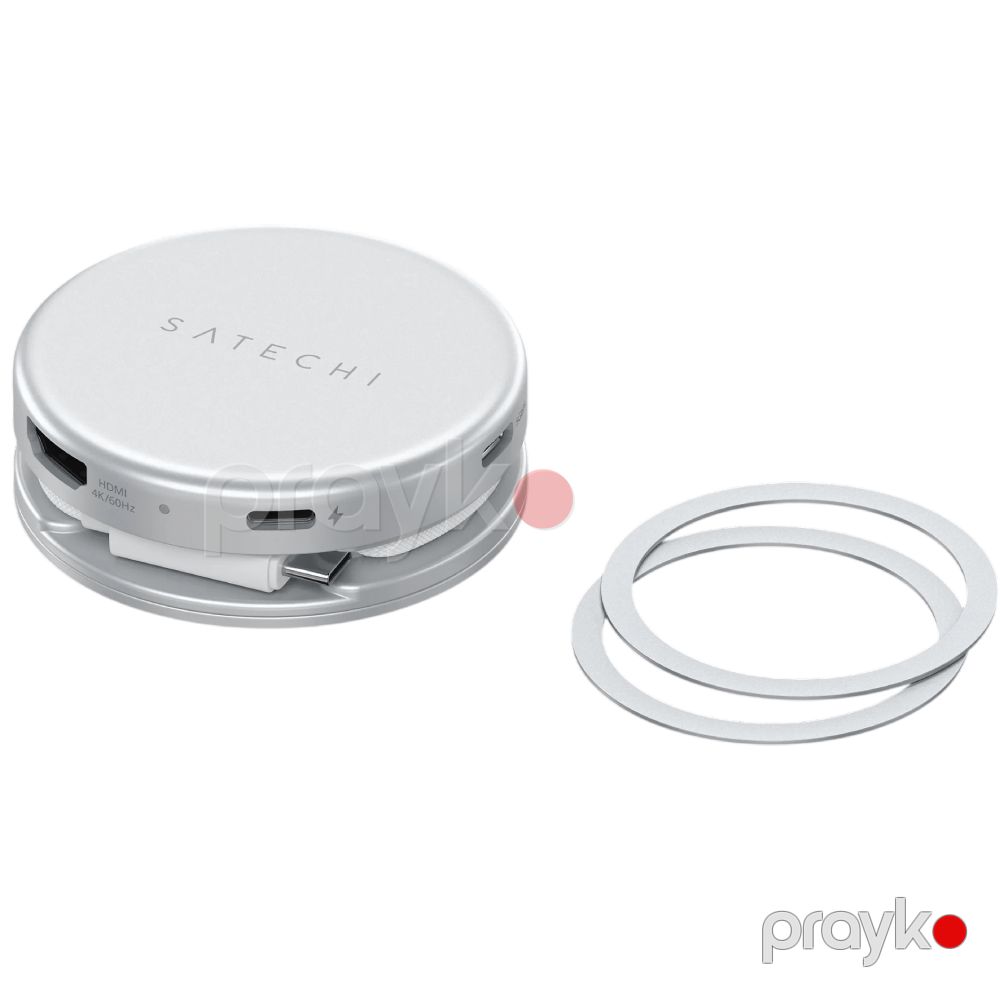 USB Hub Satechi OntheGo 5in1 USB Type-C ST-POTG5S Silver — Kabelləri, adapterlər və keçidçilər, Bakı (3)