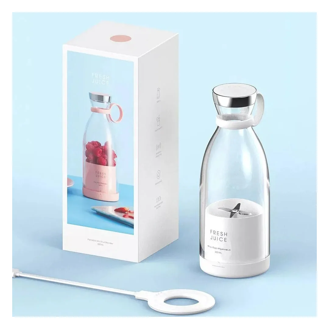 Blender Fresh Juıcer Portable 350ML White — Mallar, Bakı (4)