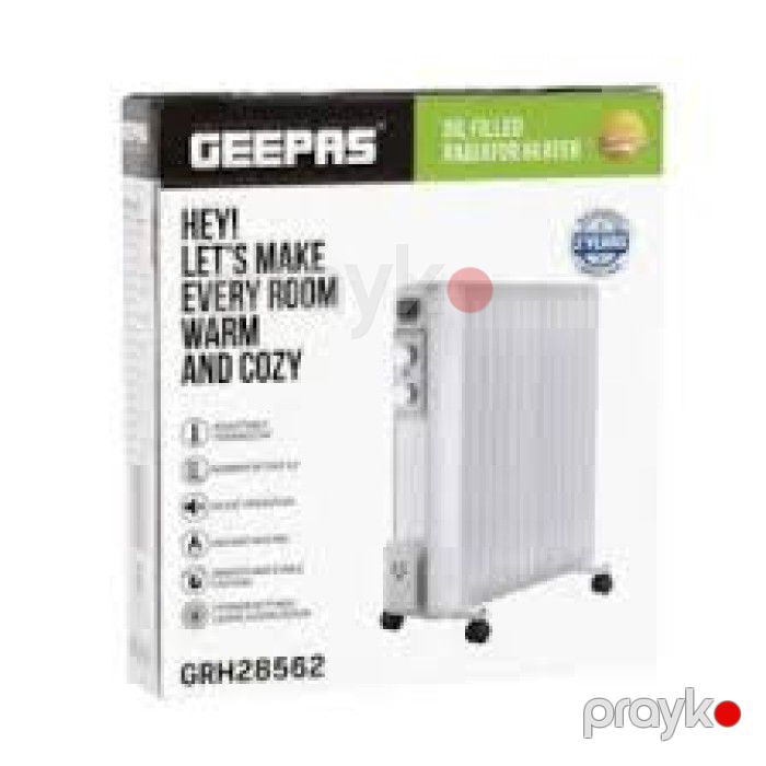 Geepas GRH28562 13 Seksiyalı Yağlı Radiator Qızdırıcı — Təmir və inşaat, Bakı (2)