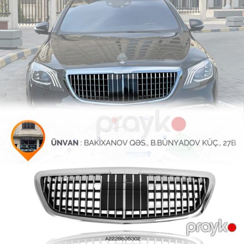 "Mercedes W222 Maybach" radiator barmaqlığı — Bakı