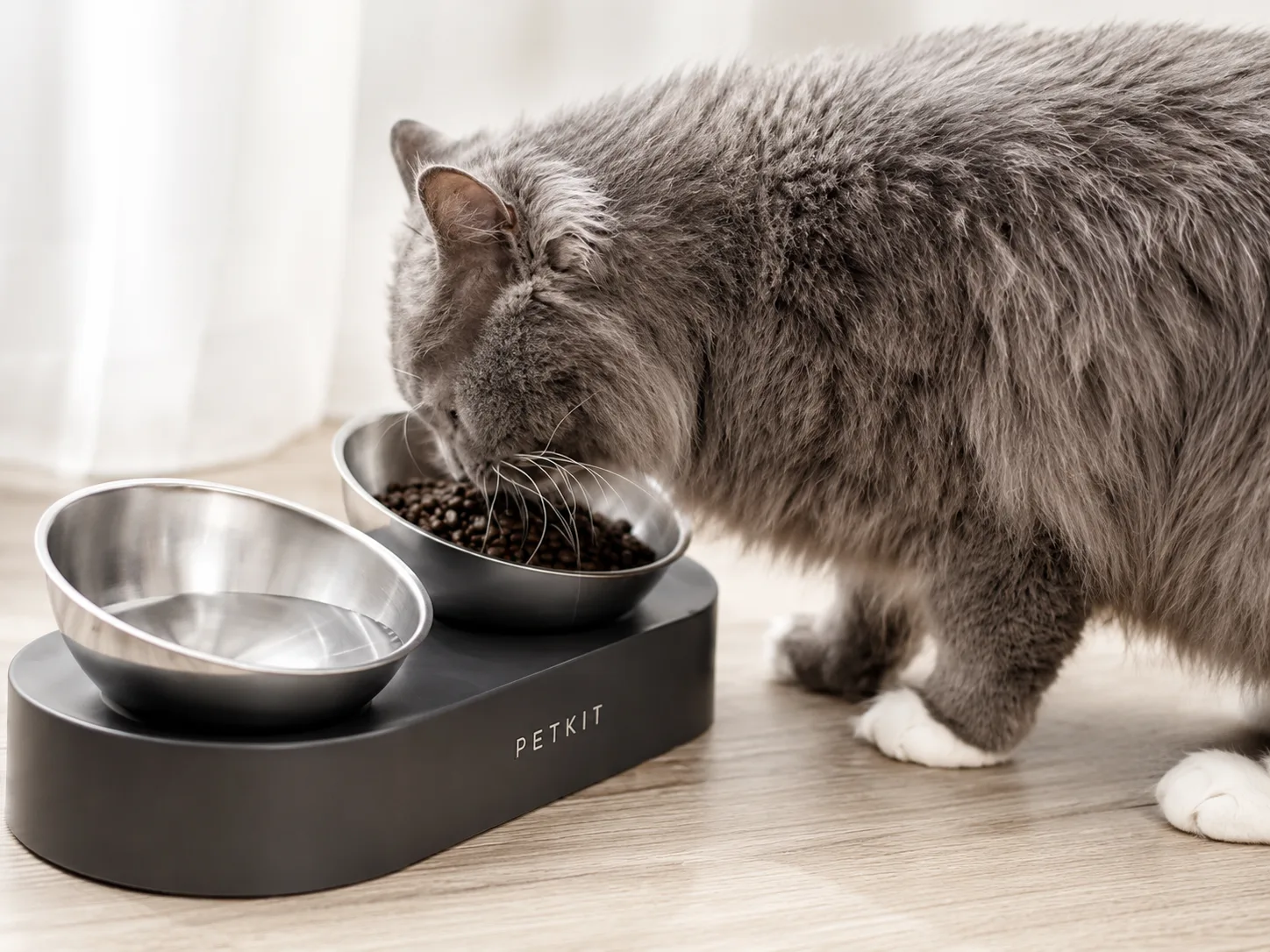 Petkit Fresh Nano Metal Adjustable Double Bowls — Mallar, Bakı (6)