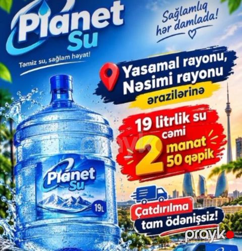 Su sifarişi 19L — Bakı