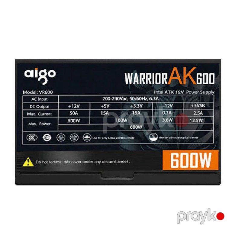 Qida bloku "Aigo AK600" — Kompüterlər və noutbuklar, Bakı (2)