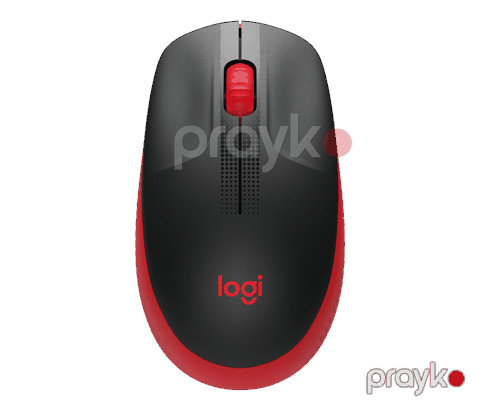 Logitech M190 Full-size wireless mouse – RED(910-005908) — Bakı