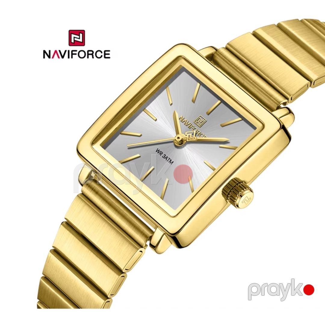 Qadın qol saatı Naviforce NF5048 Gold/White — Mallar, Bakı (3)
