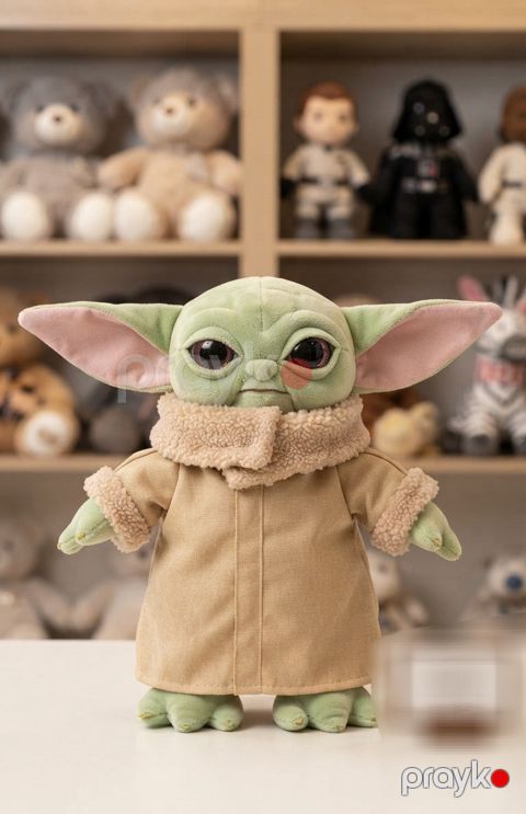 Yumşaq oyuncaq Baby Yoda, 1 yaşdan, 25 sm — Bakı