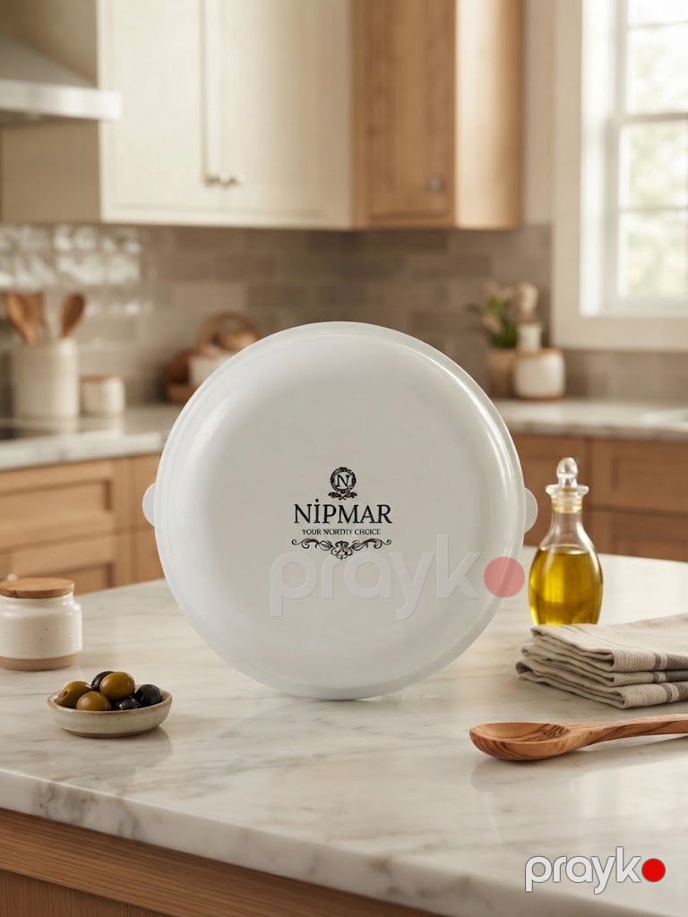 Saxlama üçün konteyner dəsti Nipmar 153, 3 əd, 1400 ml/1600 ml/1800 ml, paslanmayan polad, ağ — Mallar, Bakı (2)