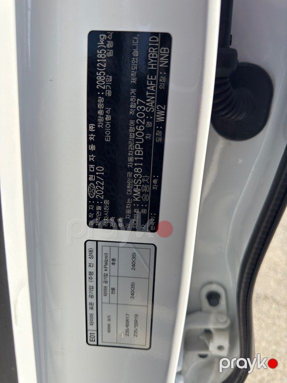 Hyundai Santa Fe, 1.6 L, 1.49 kWh, 2022 il, 94 000 km — Avtomobillər, Bakı (8)