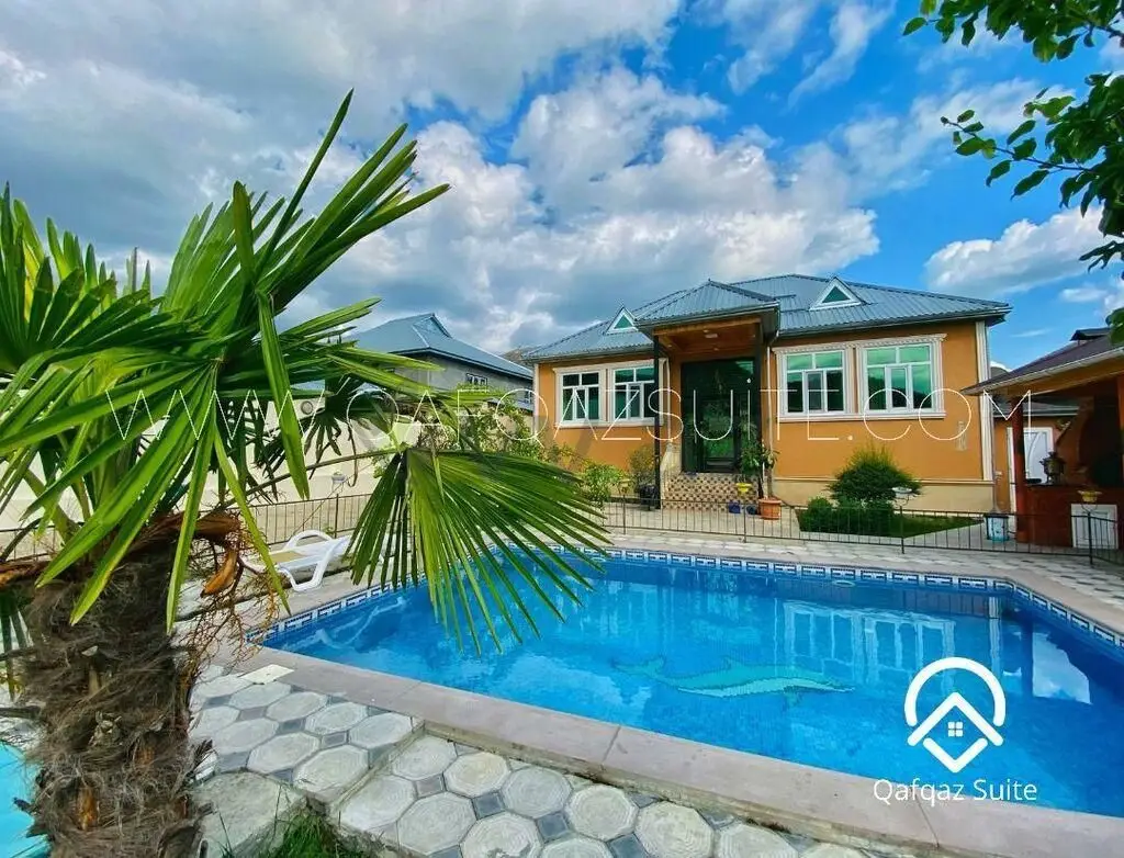 4 otaqlı Həyət evi Kirayə (günlük), Qəbələ — Ev, villa, Qəbələ (12)