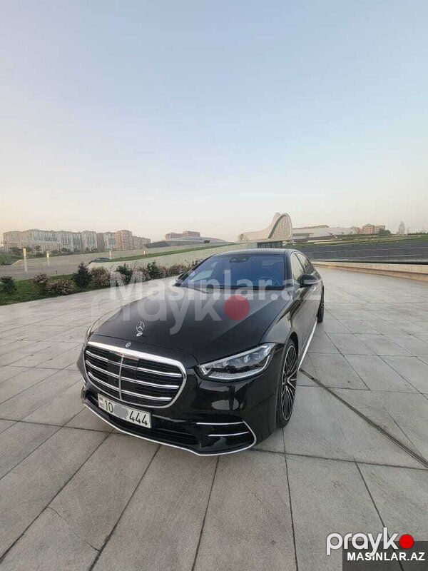 Mercedes s class, 2023 il — Minik avtomobili icarəsi, Bakı (3)