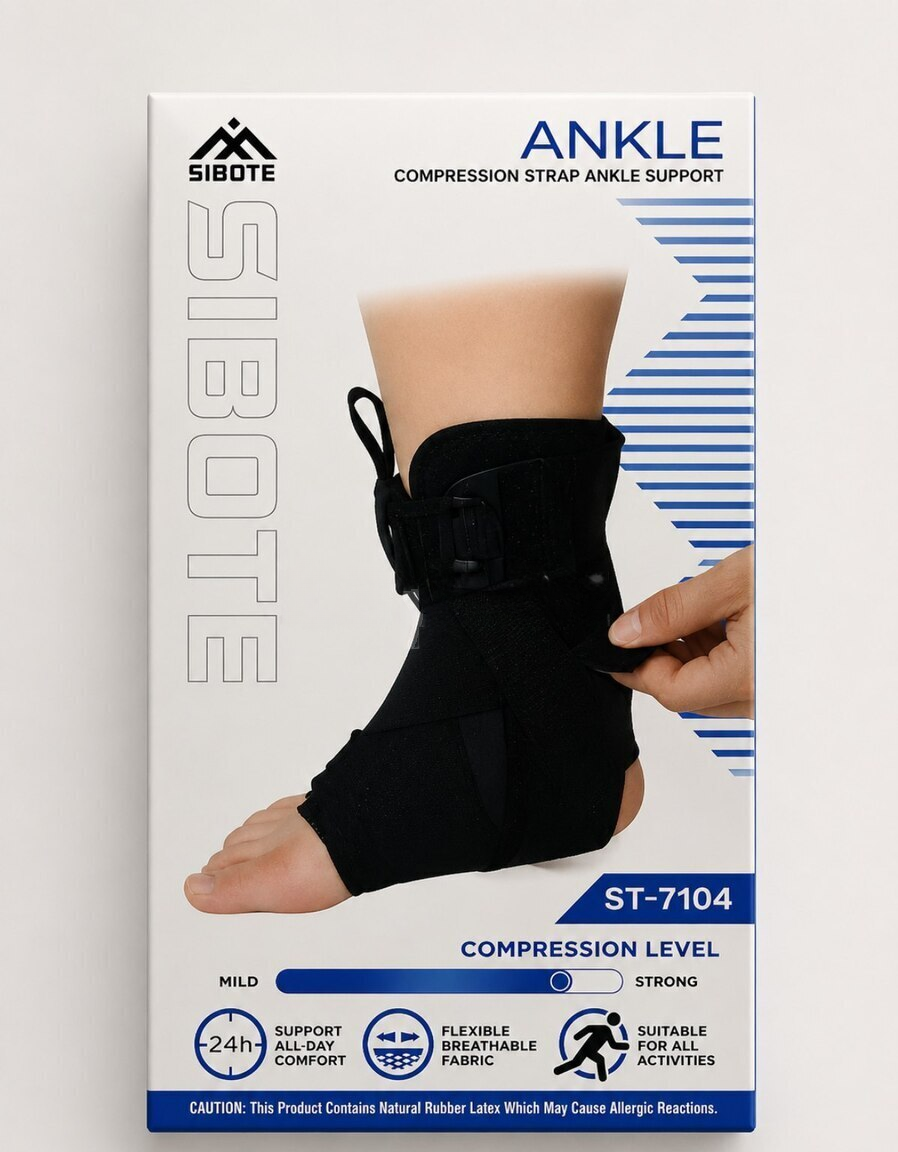 Sibote ST-7104 Ayaq Biləyi üçün Ortopedik Bandaj — Ortopedik tabanlıq və bərkiticiləri (4)