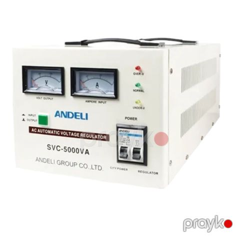 Məhsul 5869 Məhsulun adı: Stabilizator Andeli SVC-5000VA 5000W