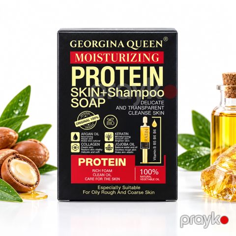 Şampun-sabun Georgina Queen Moisturizing Protein, 100 q — Bakı