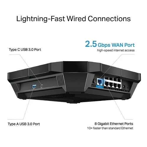 TP-Link Archer AX6000 Dual-Band Wi-Fi 6 Router — Giriş nöqtələri, Bakı (3)