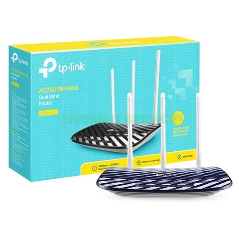 Wi-Fi Router TP-Link Archer C20 AC750 — Bakı