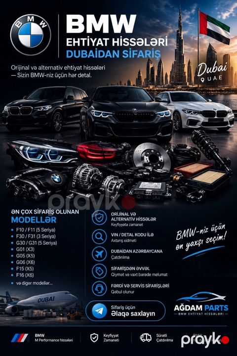 BMW ehtiyat hissələri — Bakı