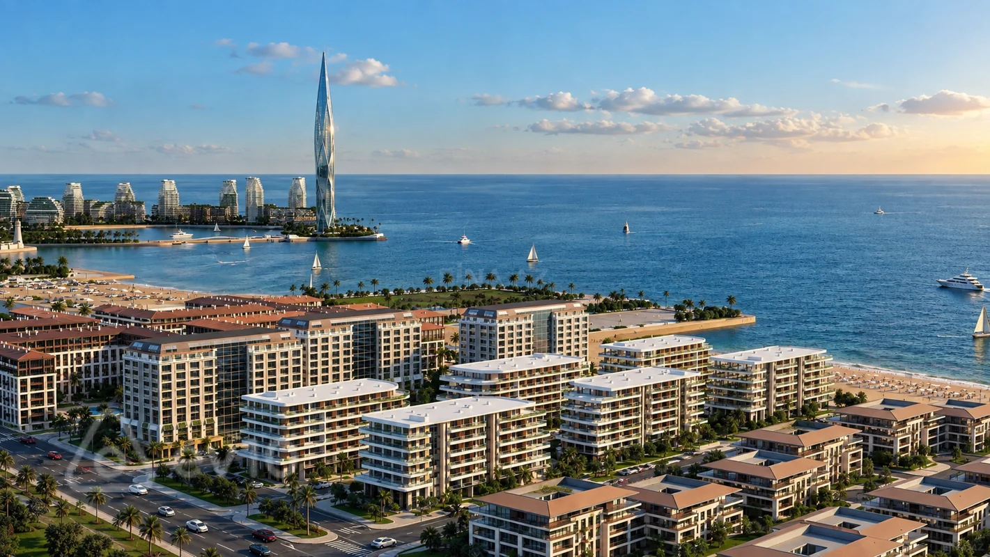 1 otaqlı mənzil, 64.1 m², Sea Breeze, Palm Beach — Bakı