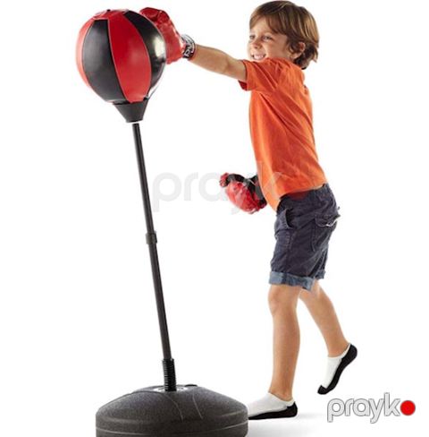 Boks dəsti Punching Ball Set 0754-828A dayaqla, 115 sm, 6+ yaş — Bakı