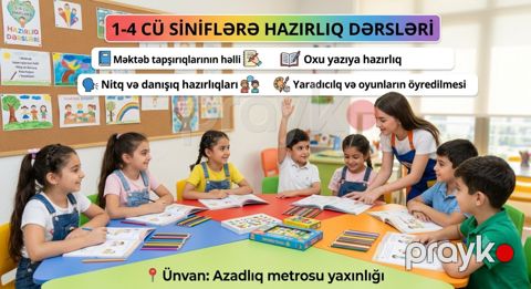 Məktəbəqədər təhsil / Tərbiyəçi işi axtarıram — Bakı
