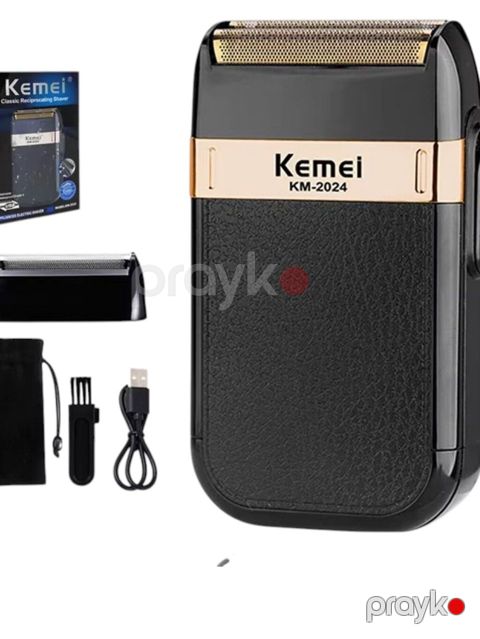 8390 Məhsulun adı: Elektrik ülgüc Kemei KM-2024 3 W Qara Brend: No — Bakı