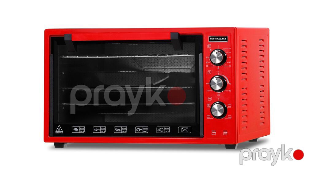 5304 Məhsulun adı: Masaüstü elektrik soba Shivaki 3618-E Red, 36 l — Masaüstü plitələr, Bakı (2)
