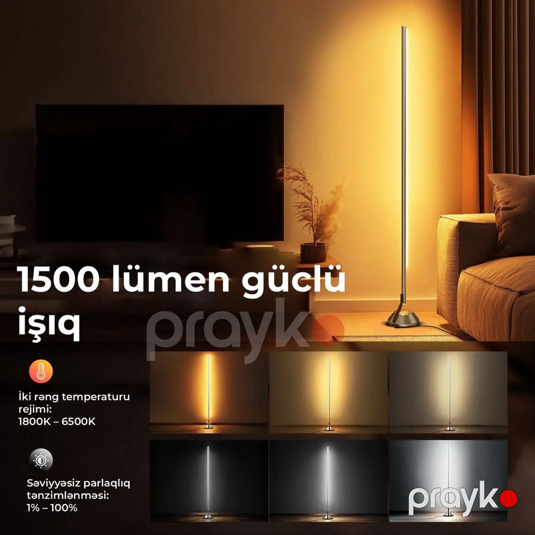 Künc döşəmə lampası Neewer NF01 Rgbw — Foto və video texnikası, Bakı (4)