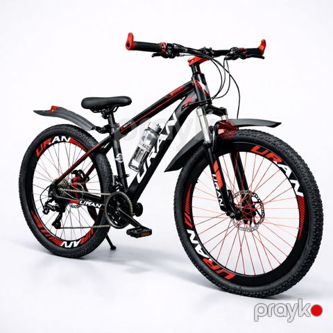 Dağ velosipedi Uran Shadow VPTCH088, Premium, qara, 26 ölçü - VP091 — Bakı