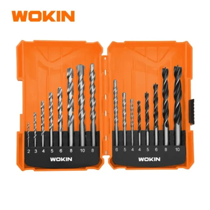 Wokın 16 Parça Matkap Ucu Dəsti (HSS + Taxta + Beton) — Bakı