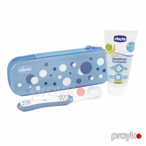 Diş fırçası və diş məcunu dəsti uşaqlar üçün Chicco 00012098000000 — Bakı