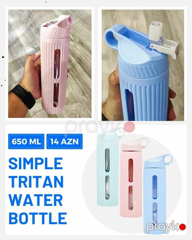 Bebk Cups Tritan Water Bottle 600 ml — Qablar və mətbəx əşyaları, Bakı (10)