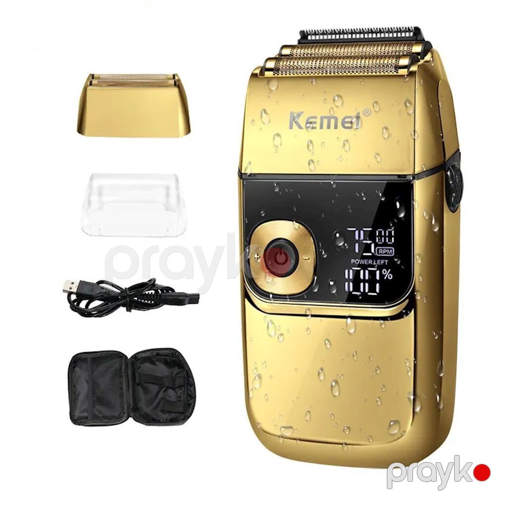 8458 Məhsulun adı: Elektrikli ülgüc Kemei KM-2028 Brend: Kemei — Usturalar, trimmerler və epilyatorlar, Bakı (3)